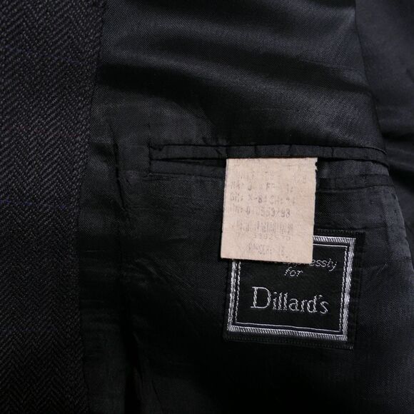 Ralph Lauren Charcoal Herringbone Blazer - Picture 10 of 16